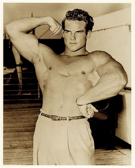 Young Steve Reeves Bodybuilder And Actor Late 1940s Minkshmink Steve