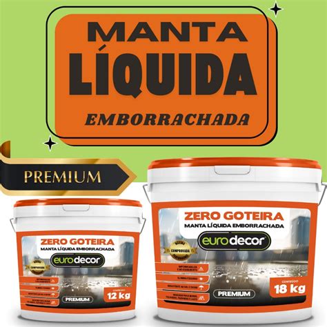 Qual O Melhor Produto Para Tirar Infiltração De Laje - Manta Liquida Premium 18KG Ou 12KG Protege Lajes De Infiltração ...