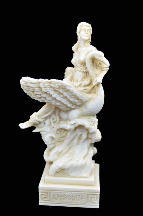 Aphrodite V Nus Alabaster Statue Sur La D Esse Patine De Cygne Etsy