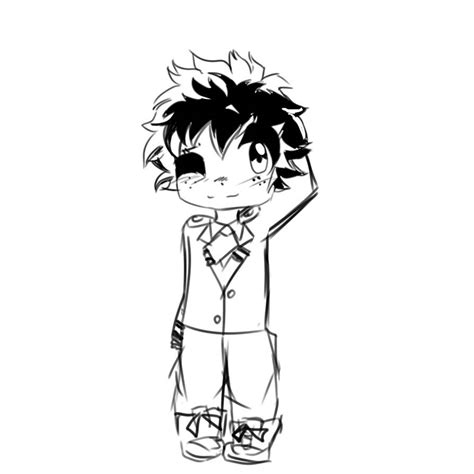 deku chibi doodle  deerdory  deviantart