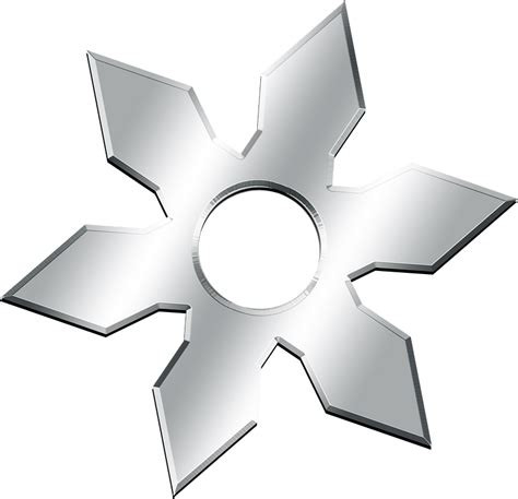 Ninja Star Cliparts Shuriken Silhouettes And Throwing Star Graphics