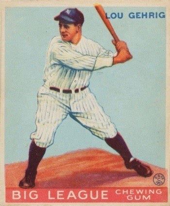 How Much Is Lou Gehrig Baseball Card Worth? - Vintage Baseball Cards