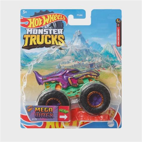 Carrinho Hot Wheels Monster Trucks Mega Wrex Hcp Submarino
