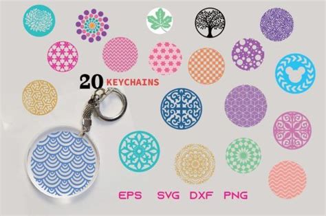 Keychain Pattern Graphic By Dev Teching Creative Fabrica Keychain