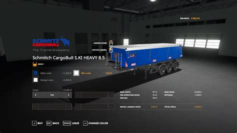 Schmitz CargoBull S KI Heavy 8 5 Semi Tipper FS19 KingMods