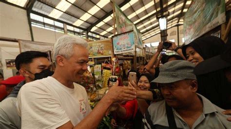 Di Pasar Boyolali Ganjar Akan Buat Kredit Bunga Ringan Khusus Pedagang