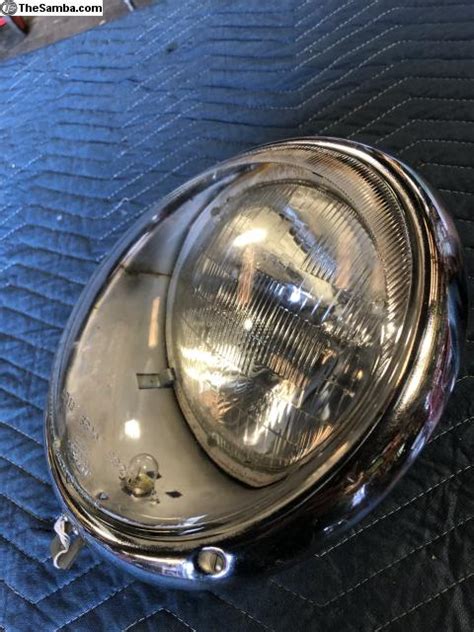 TheSamba VW Classifieds Bug 66 Down OEM Hella Front Headlight