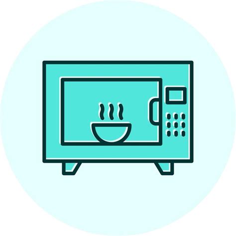 Microwave Oven Vector Icon Vector Art At Vecteezy