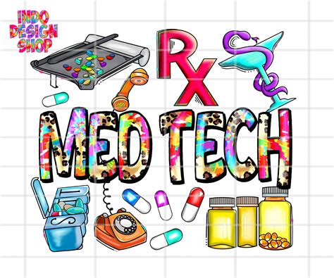 Med Tech Png Med Tech Sublimation Png Design Medical Technician Png