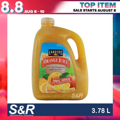 Langers Orange Juice 378l Lazada Ph