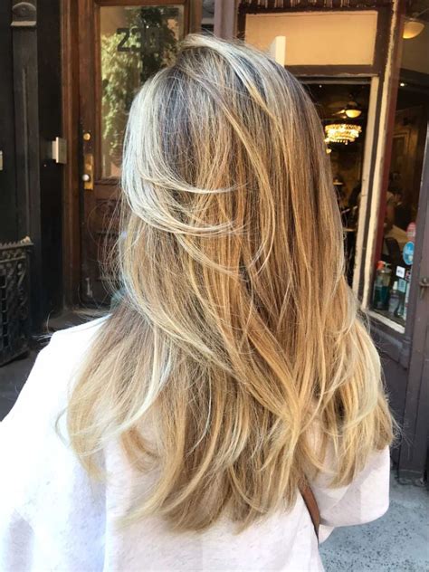 The Perfect Fall Blonde Haircut Blonde Layered Hair Long Hair Styles Haircuts Straight Hair