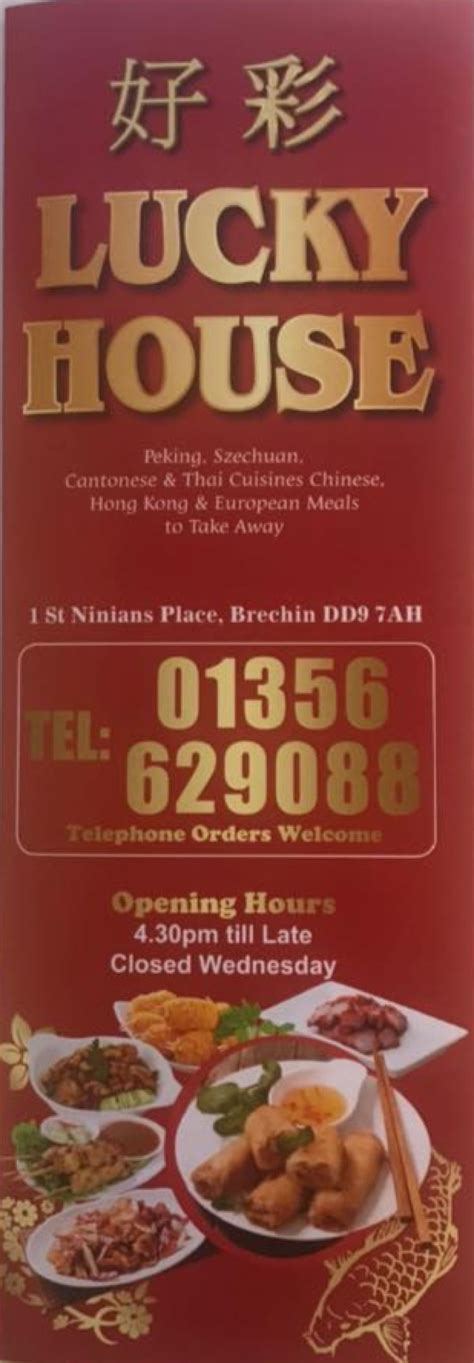 Lucky House Takeaway Brechins Full Menu Online