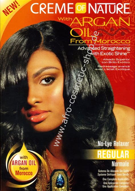 Creme Of Nature Argan Oil Relaxer Kit Regular Afro Cosmetic Shop