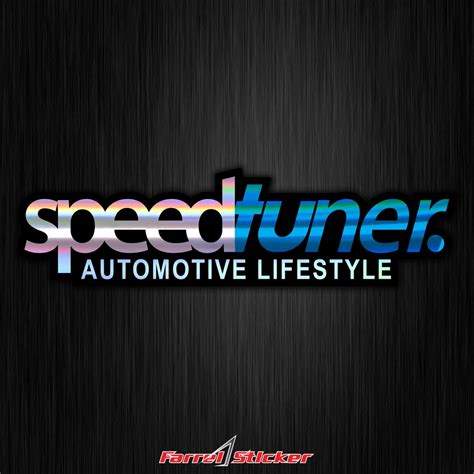 Jual STIKER SPEED TUNER STICKER SPEEDTUNER 12 CM PrintCut Shopee