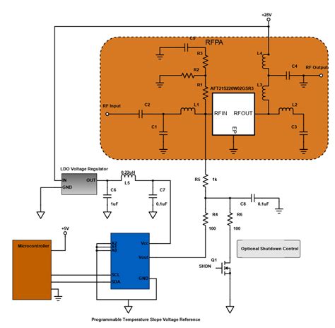 Scheme It Ldmos Transistor Bias Control In Rf Power Amplifiers Digikey