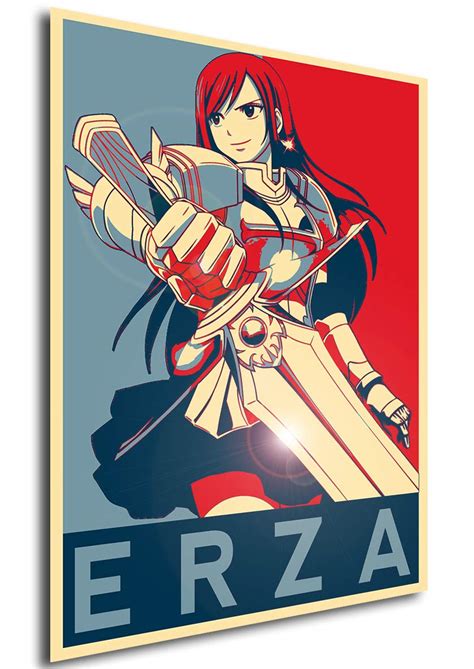 Buy Instabuy Fairy Tail Propaganda Erza Variant Formato A X