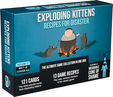 Exploding Kittens Recipes For Disaster Juego De Cartas De Ruleta Rusa