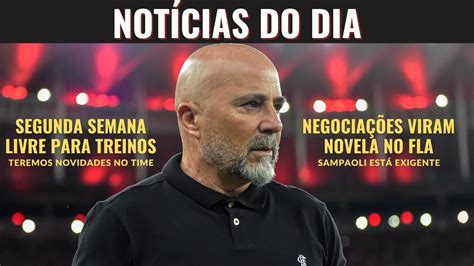 SAMPAOLI GANHA SEGUNDA SEMANA LIVRE PARA TREINO DO FLAMENGO ANTES DE