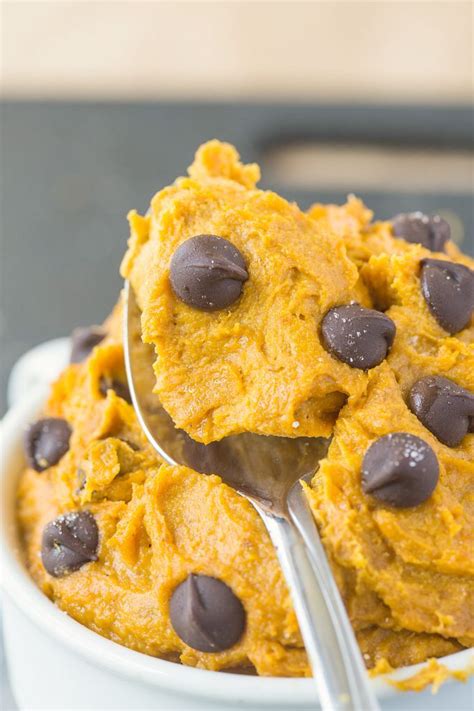 Healthy Pumpkin Cookie Dough For One Paleo Vegan Gluten Free Paleo