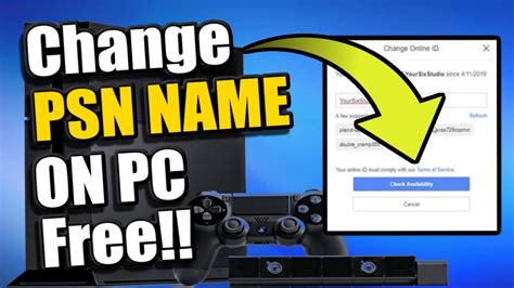 How To CHANGE PSN NAME From Your PC 100 FREE For FIRST TIME YouTube