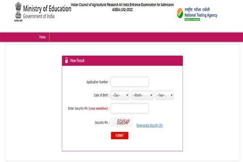 Icar Aieea Ug Result Declared At Icar Nta Nic In Check Steps To