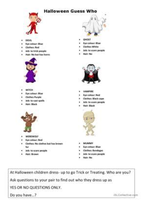 Werewolf English Esl Worksheets Pdf Doc