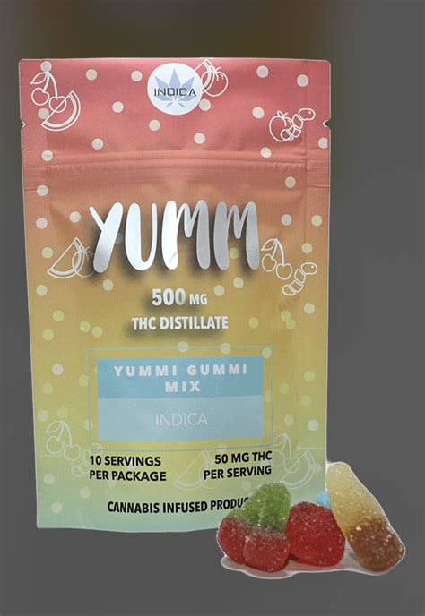 Yumm-Yummi Gummi Mix 500mg -Sativa or indica – Joints R Us