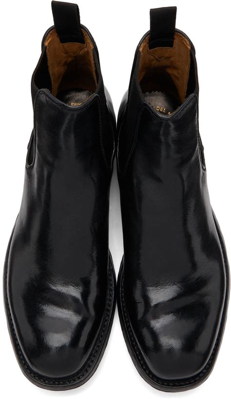 Officine Creative Black Balance 8 Chelsea Boots Officine Creative