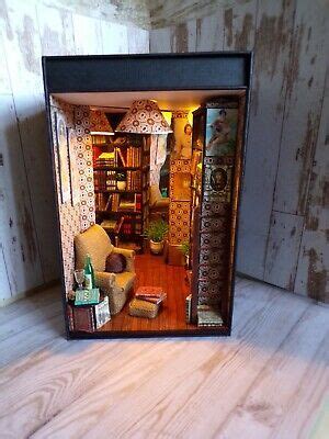 Ebay Buch Nook B Cherregal Insert Diorama Miniatur Bibliothek