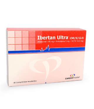 IBERTAN ULTRA 150 5 12 5 MG 30 COMPRIMIDOS Carol Tienda Online