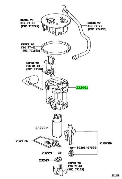 Mize Fuel Filter Toyota Camry 2003 2006 Mz2330021010