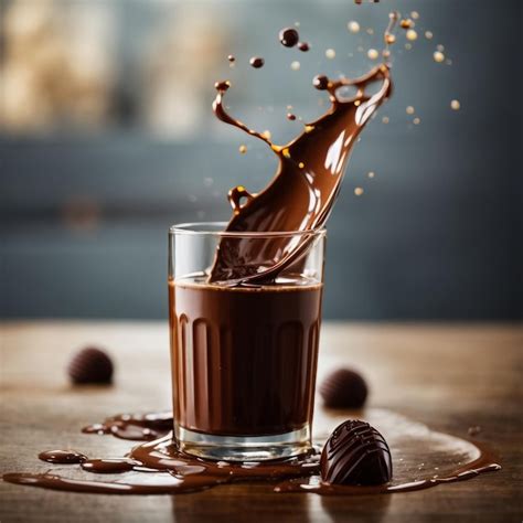 Premium Photo | Splash of Chocolate Background