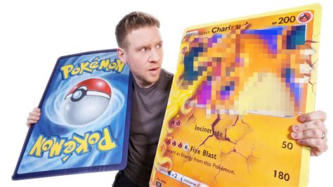 THEY STOLE My custom GIANT Pokémon Cards YouTube