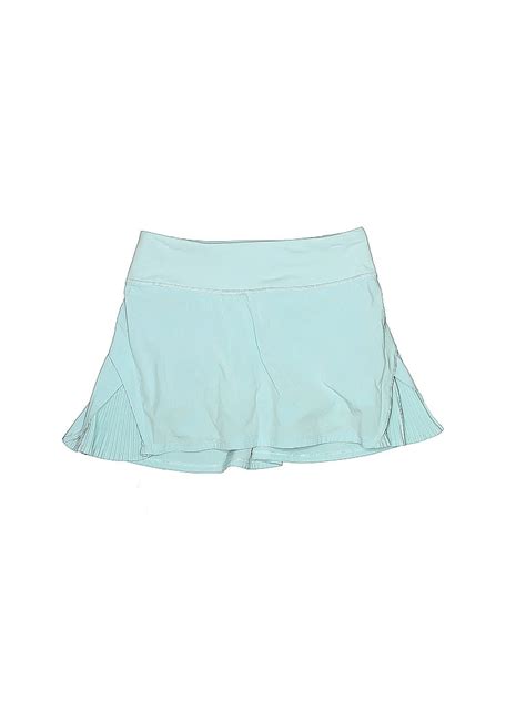 Lululemon Athletica Solid Teal Active Skort Size 2 44 Off ThredUp