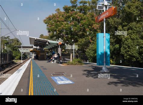 Leafy Turramurra Railway Station On Sydneys Upper North Shore Part Of