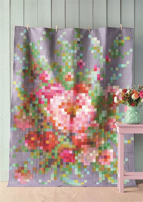 Tilda Flower Bouquet Embroidery Quilt Kit Pre Order Arriving June