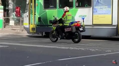 Ambulance Victoria Motorcycle Paramedic Responding Code 1 Priority 1