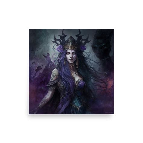 Eris Chaos Goddess Art Digital Art AI Art Print Home - Etsy