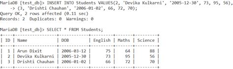 Mysql Insert Into Statement How To Insert Values Into A Table In