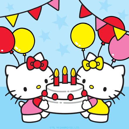 Download Hello Kitty Birthday Gif Png Gif Base Images