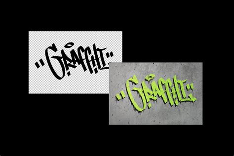 Bold Graffiti Text & Logo Effect - Design Cuts