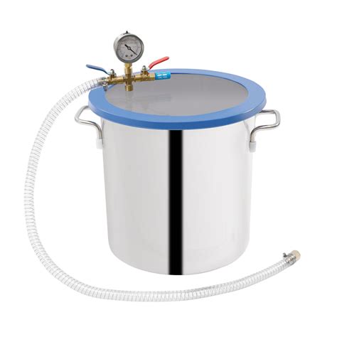 Gallon Vacuum Chamber Stainless Steel Tempered Glass Vacuum Degassing