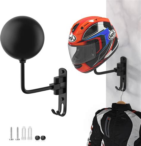 Fotric Motorcycle Helmet Holderhelmet Holder Wall Mount For Motorcycle Bike Helmet