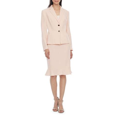 Le Suit Skirt Suit Color Lt Blsm Jcpenney In 2022 Skirt Suit Le