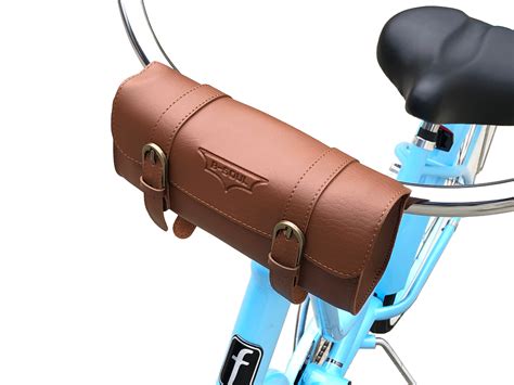 Retro Leather Roll Bag // Brown | XDSBikeco.com