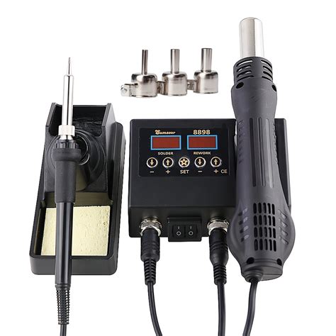 Soldering Station Digital Temperature Adjustable 2 In 1 Smd Soldering