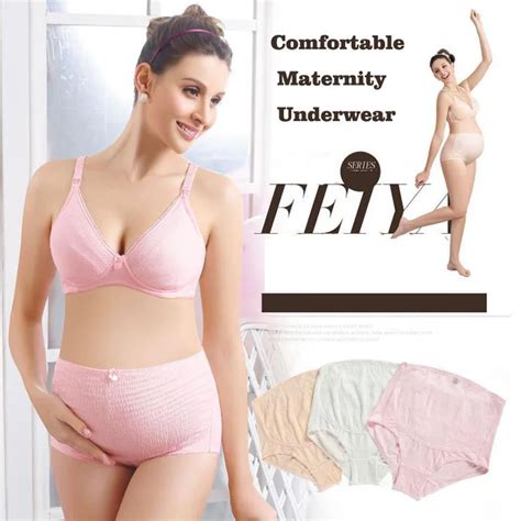 Maternity Underwear Panty For Pregnant Women Cotton High Waist Belly