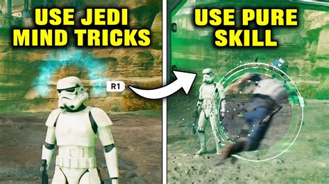 Cal Uses Jedi Mind Tricks On Stormtrooper All Choices In Star Wars