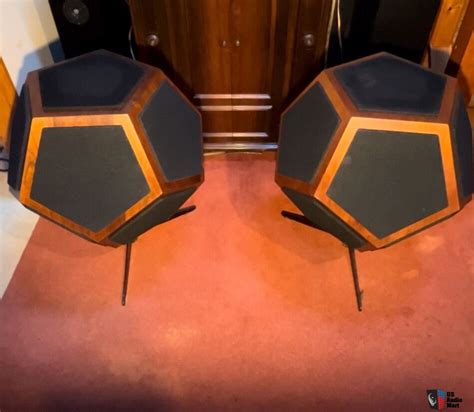 Design Acoustics D 12 Rare Dodecahedron Mcm Speakers Photo 4932946