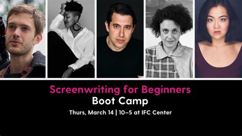 Screenwriting for Beginners – IFC Center